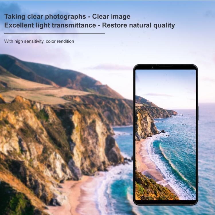 For Sony Xperia 1 VIII IMAK Rear Camera Lens Glass Film Black Version - Image 6