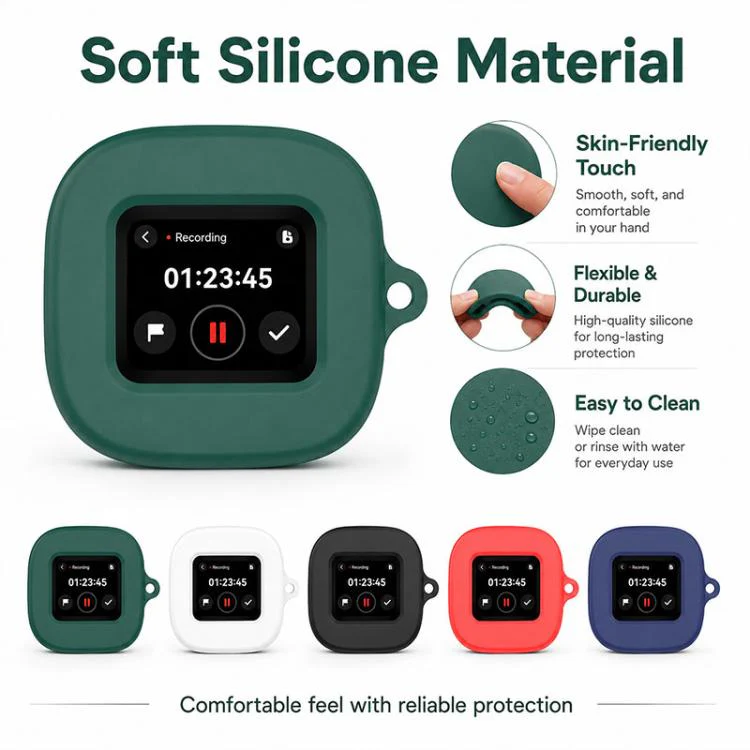 For Soundcore 5 Pro Max Silicone Shockproof Earphone Protective Case(Black) - Image 6