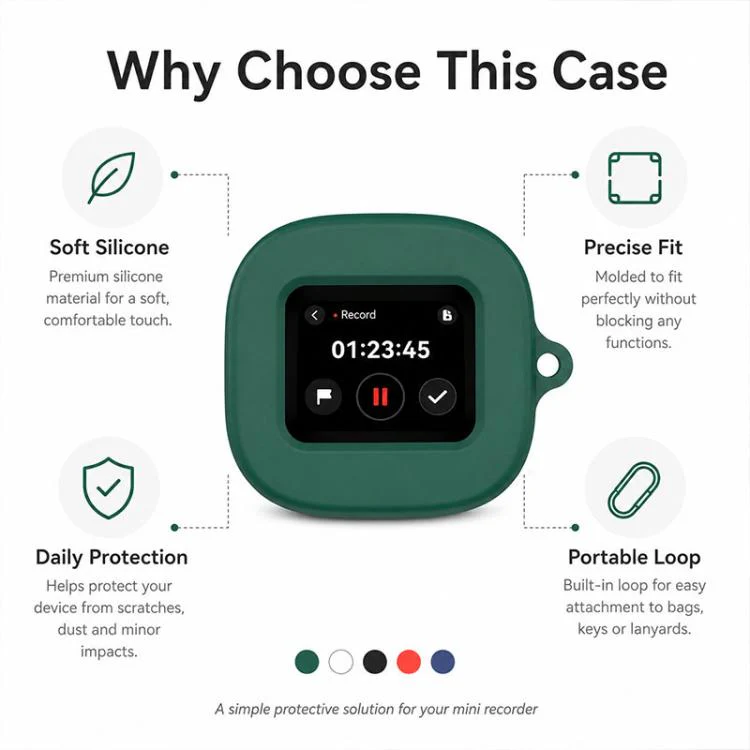 For Soundcore 5 Pro Max Silicone Shockproof Earphone Protective Case(Blue) - Image 12