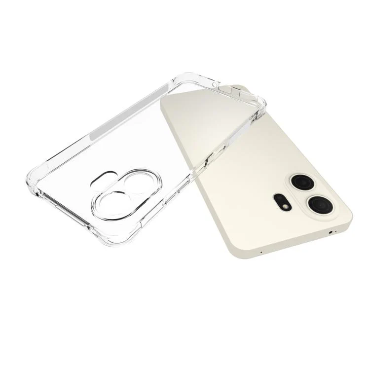 For TCL NxtPaper 70 Pro Shockproof Non-slip Thickening TPU Phone Case(Transparent) - Image 3
