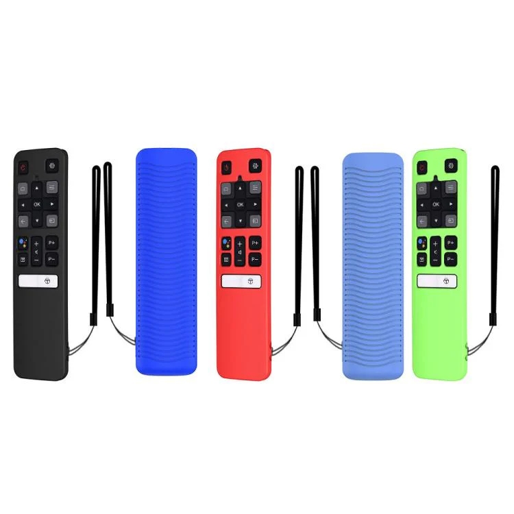 For TCL RC802V FMR1 FNR1 Y40 TV Remote Control Anti-Drop Silicone Protective Case(Luminous Blue) - Image 4