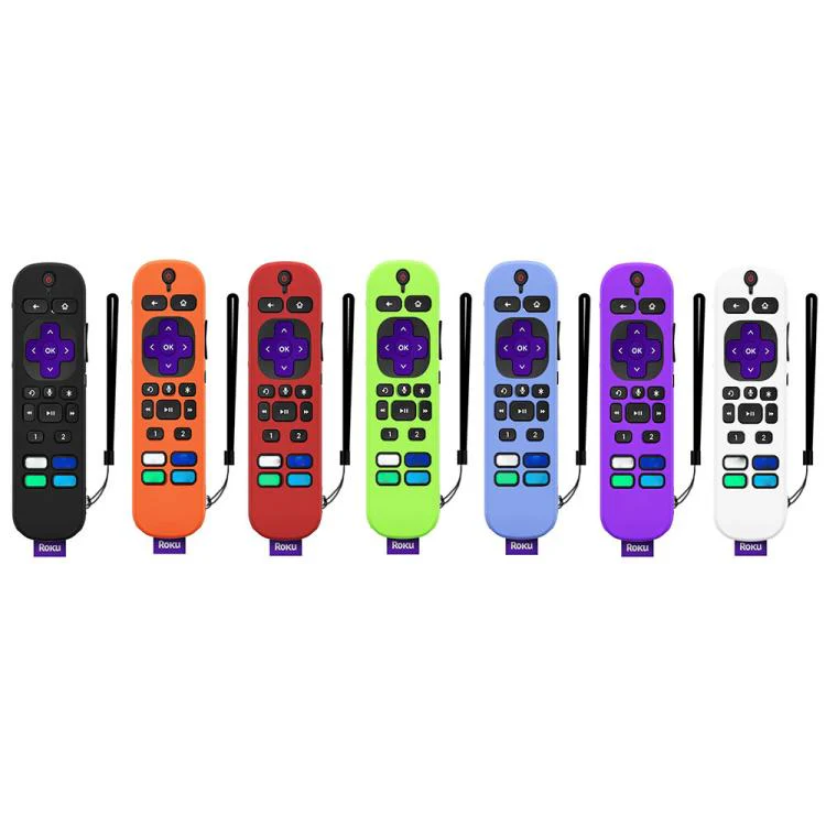 For TCL Roku Voice Remote Pro Y30 Remote Control Shockproof Silicone Protective Case(Red) - Image 2