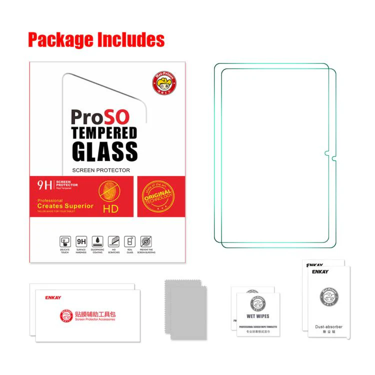 For Teclast T60 Pro 12 2Pcs ENKAY Hat-Prince 0.33mm Explosion-proof Tempered Glass Film - Image 7