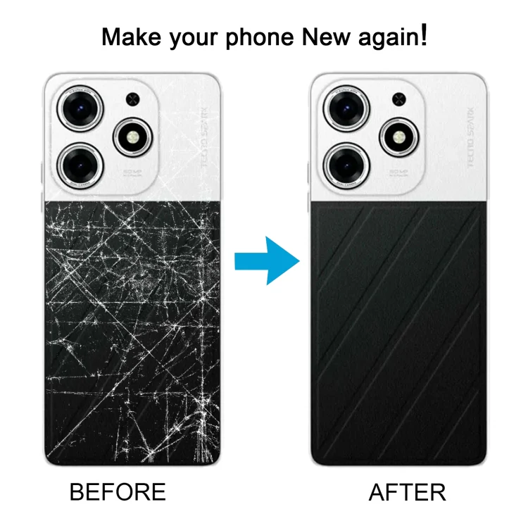 For Tecno Spark 10 Pro KI7 Original Battery Back Cover(White) - Image 6