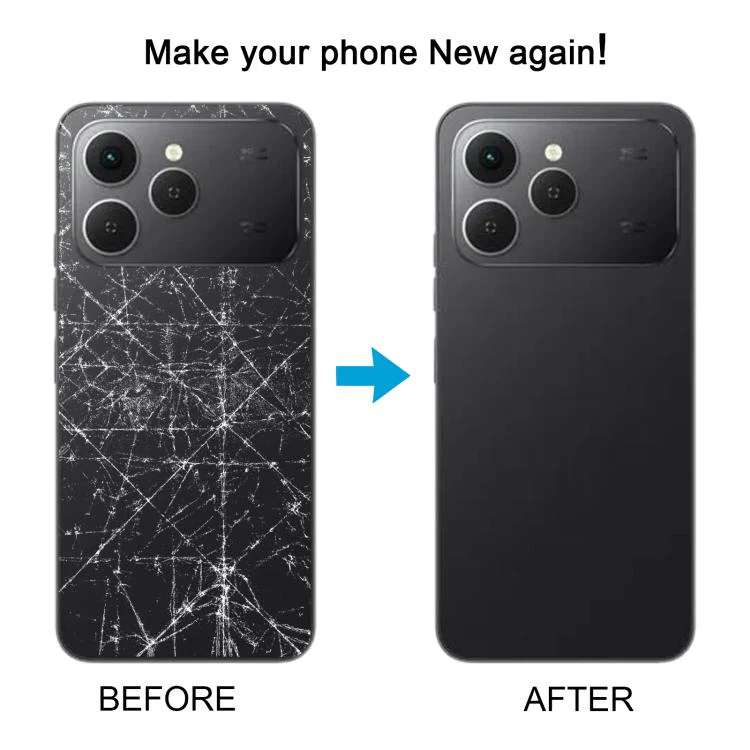 For Tecno Spark 40 4G KM5 Original Battery Back Cover(Gray) - Image 6