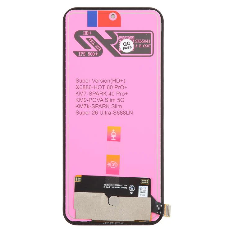 For Tecno Spark 40 Pro+ KM7 TFT LCD Screen with Digitizer Full Assembly - Image 3