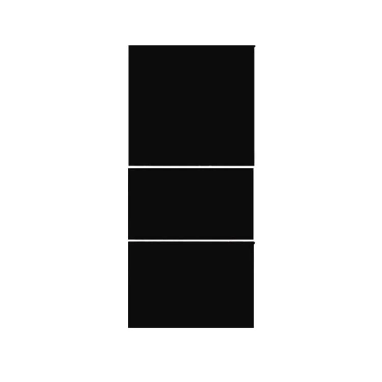 For Tesla 2024+ Model 3 Highland Center Console Panel Protection Sticker, Color: Matt Black