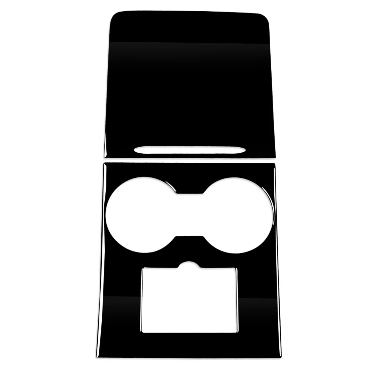 For Tesla Model 3 1106 Car Central Control Panel Decorative Sticker, Left and Right Drive Universal(Black) - Image 2