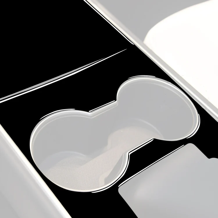 For Tesla Model 3 498 Car Central Control Panel Decorative Sticker, Left and Right Drive Universal(Black) - Image 6