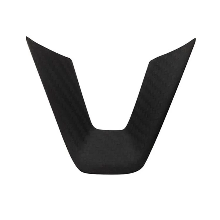 For Tesla Model 3 Car Modification Interior Carbon Fiber Steering Wheel Patch, Style: Matte