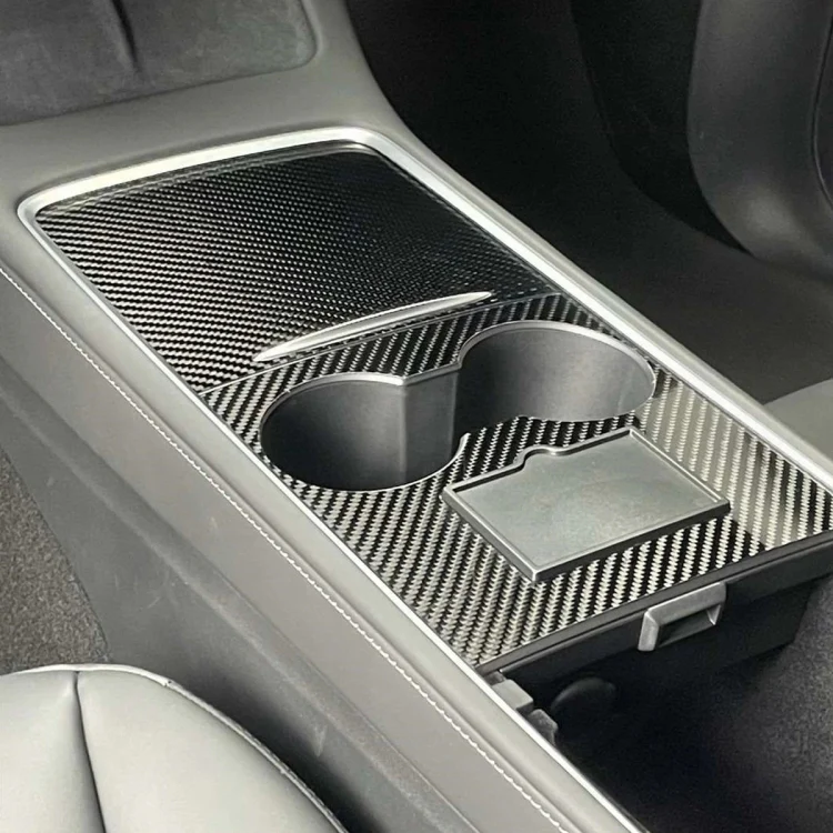 For Tesla Model 3 / Y Carbon Fiber Center Panel Protective Film Anti-Scratch Car Interior(Matte) - Image 7