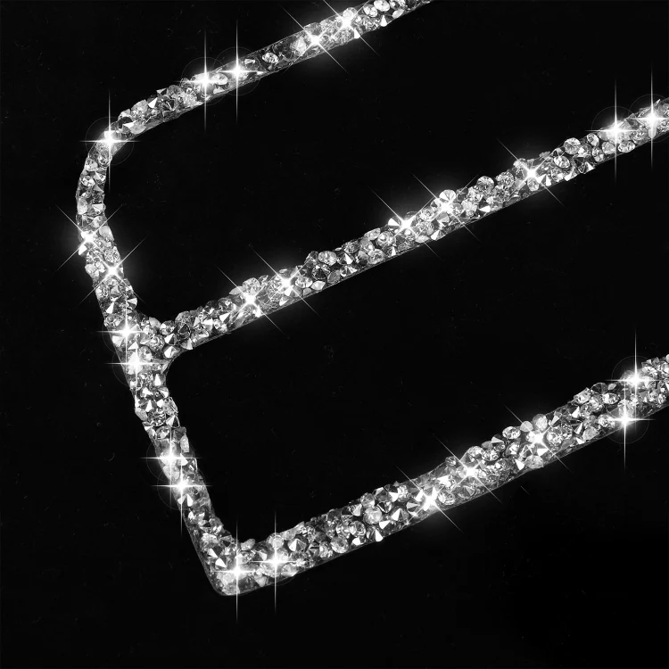 For Tesla Model X Car Central Control Instrument Air Outlet Diamond Sticker, Right Drive - Image 3