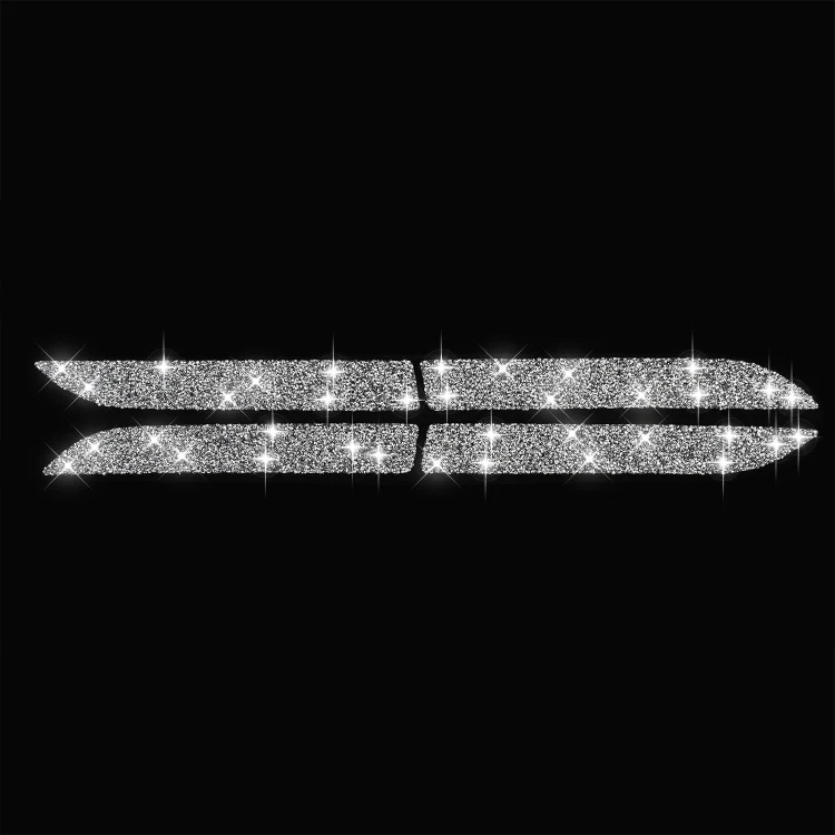 For Tesla Model X Car Exterior Door Handle Panel Diamond Sticker,Left and Right Drive Universal - Image 2