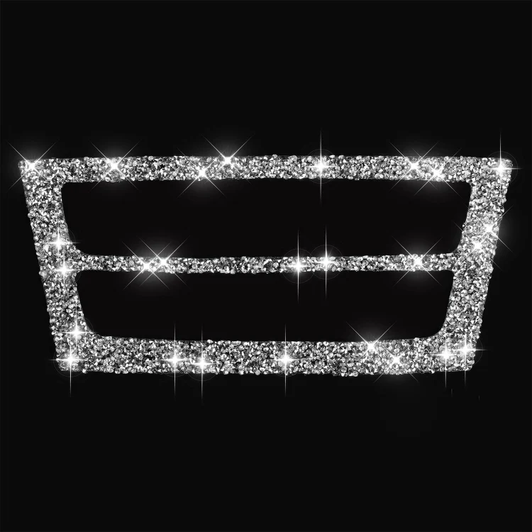 For Tesla Model X Car Rear Air Outlet Panel Diamond Sticker,Left and Right Drive Universal - Image 2
