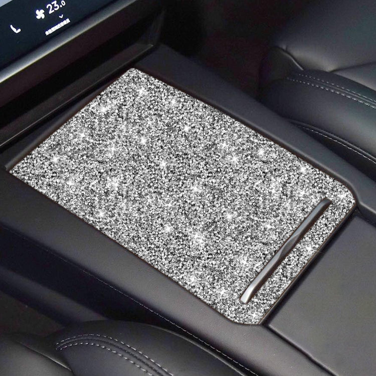 For Tesla Model X Car Storage Box Panel Diamond Sticker,Left and Right Drive Universal - Image 6
