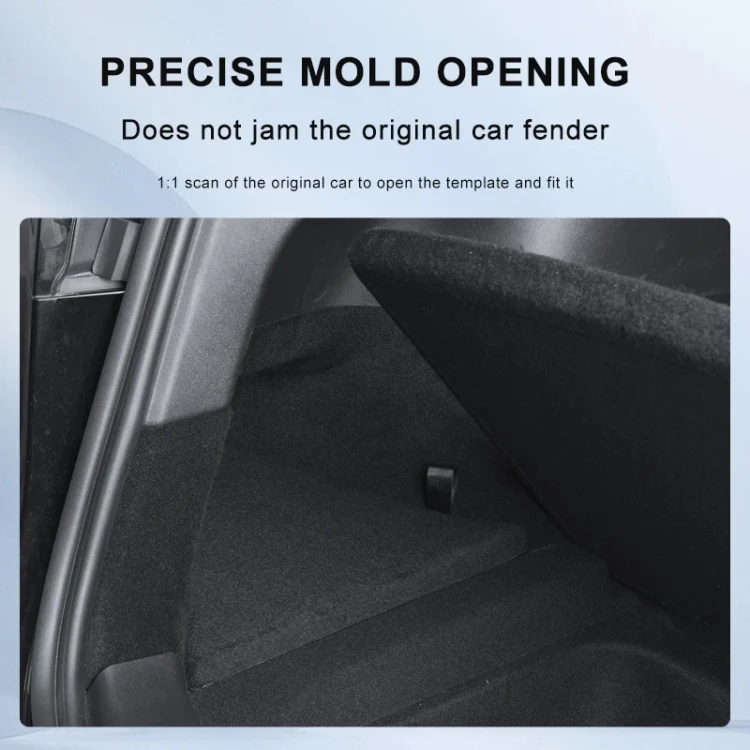 For Tesla Model Y 2021-2023 2pcs / Set Car Trunk Side Storage Box, Flagship Model, Style:without Cover - Image 5