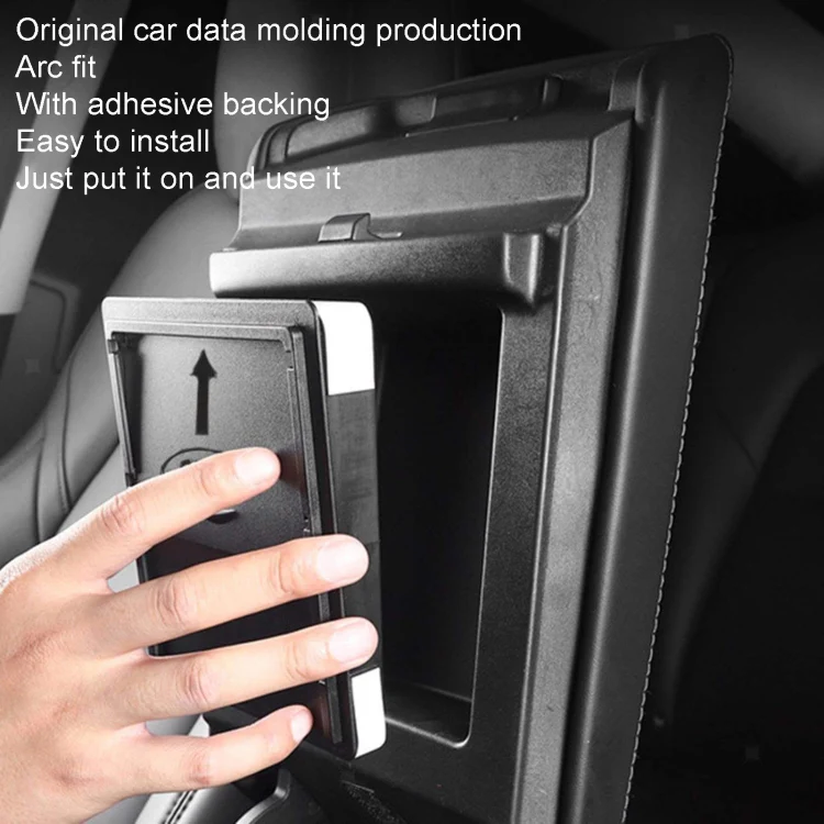 For Tesla Model Y / 3  Armrest Hidden Storage Box Central Control Storage Box - Image 5
