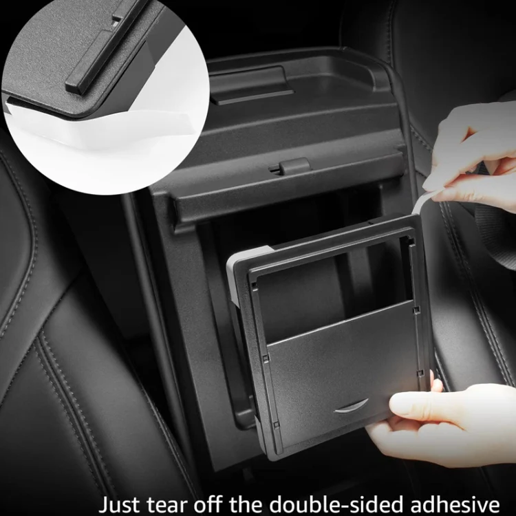 For Tesla Model Y / 3  Armrest Hidden Storage Box Central Control Storage Box - Image 6