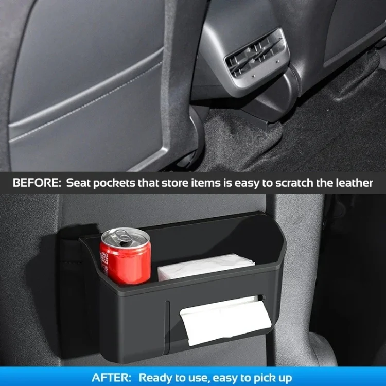 For Tesla Model Y / 3 Car Front Seat Back Storage Box - Image 7