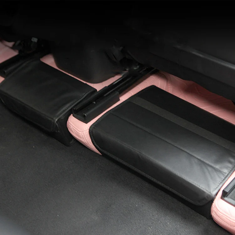 For Tesla Model Y PU Leather Car Interior Storage Glove Box Modification Accessories, Style: Air Outlet Model - Image 8