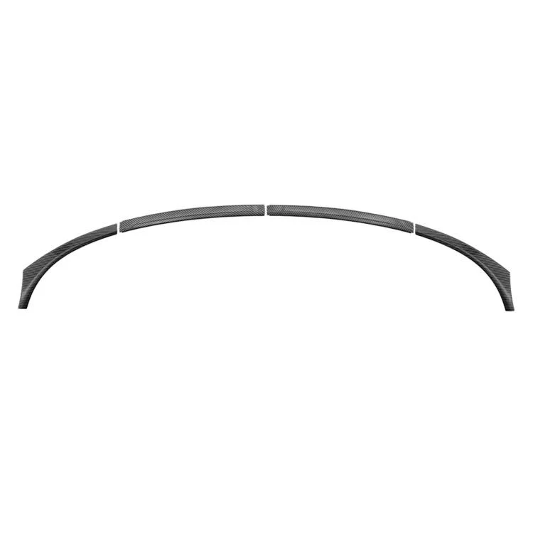 For Tesla Model Y / Y L Car Front Windshield Ambient Light Decorative Trim Strip(Glossy Carbon Fiber)