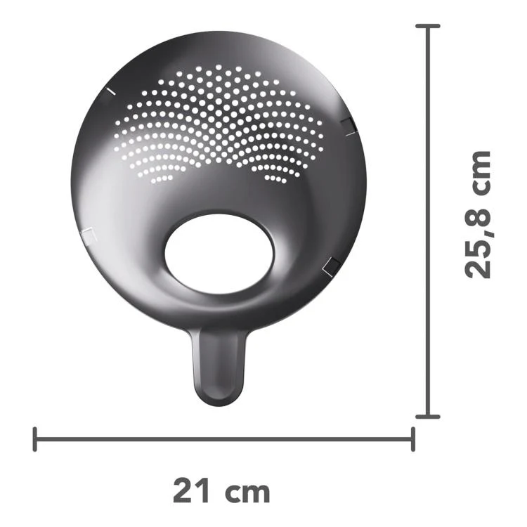 For Thermomix TM7 Food Processor Drainage Filter Cover Replacement Part(Black) - Image 2