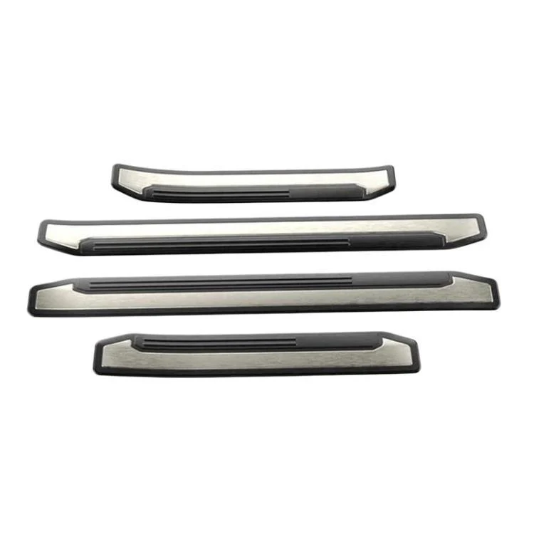 For Toyata RAV4 / Wildlander Car Door Sill Protector & Decorative Strip(Black)