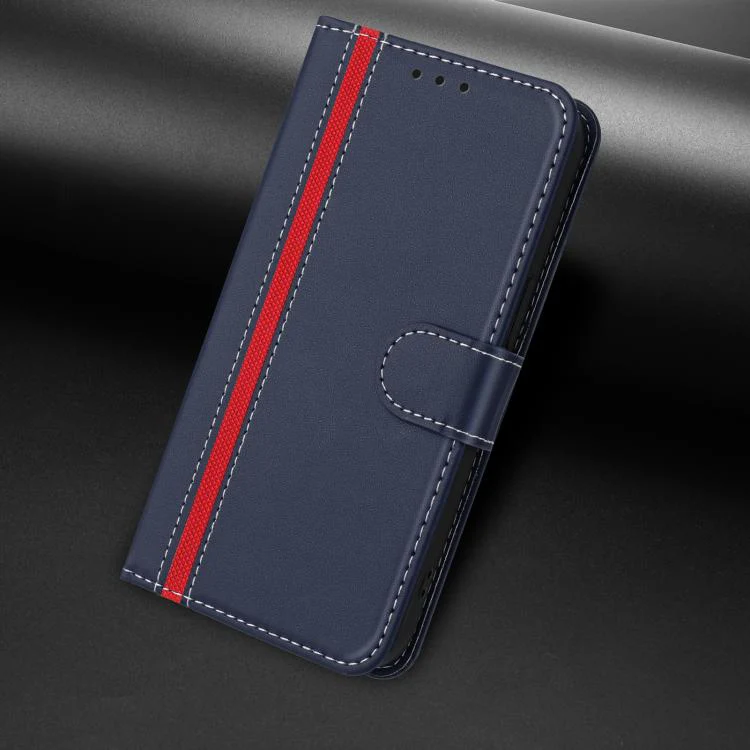 For Ulefone Note 20 Pro Color Block Card Slots Vegan Leather Phone Case(Blue) - Image 2