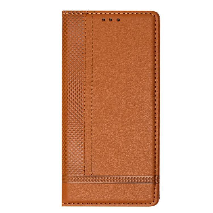 For Ulefone Note 20 Pro Stitching Design Scratch-Resistant Vegan Leather Phone Case(Brown) - Image 2