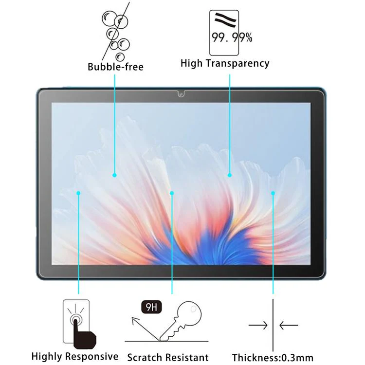 For VASOUN M10 10.1 inch 9H 0.3mm Explosion-proof Tempered Glass Film - Image 3