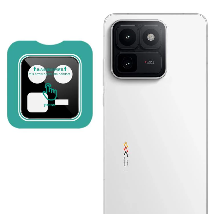 For vivo iQOO 15T 5G IMAK Black Version HD Glass Rear Camera Lens Film, Self-positioning Version