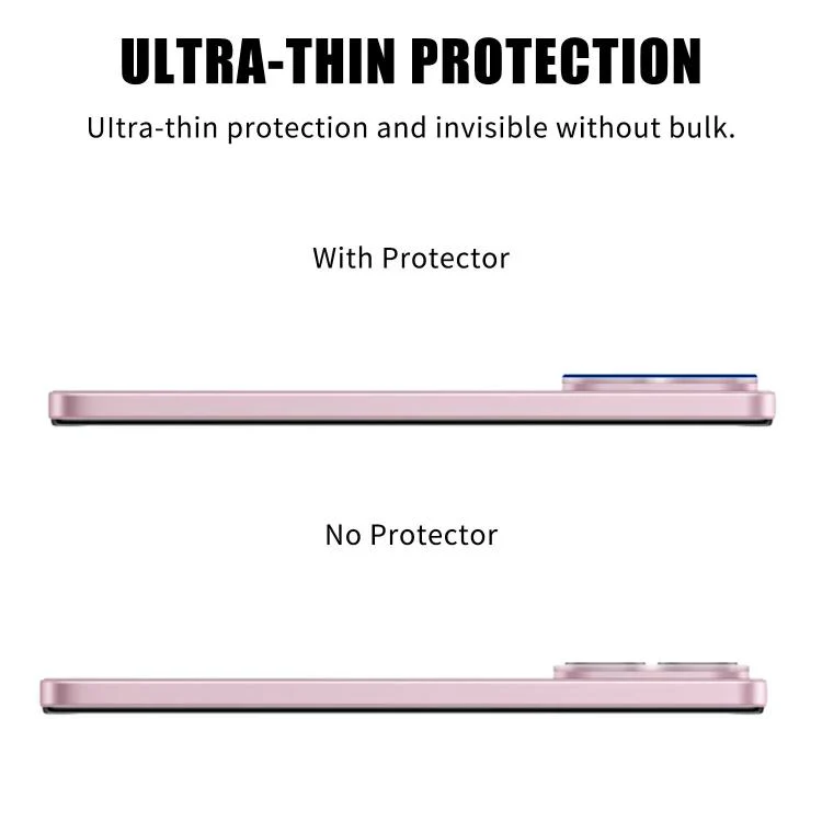 For vivo V60 Lite Kalebol Transparent HD Anti-Fingerprint AR Integrated Camera Lens Tempered Glass Film - Image 3