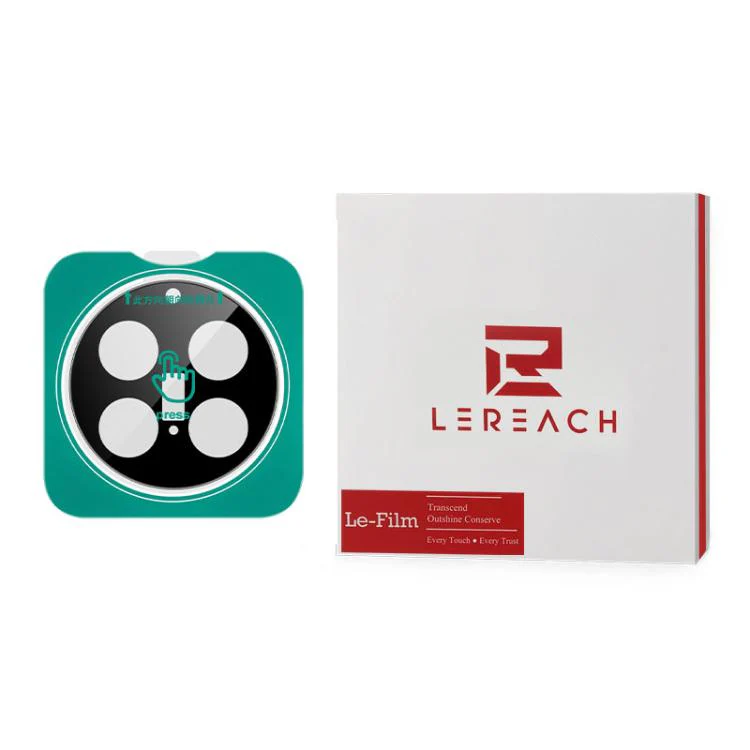 For vivo X200 Pro 2pcs/Set LeReach TF Series Snap Version HD Wear-Resistant Camera Lens Glass Film(Black) - Image 3