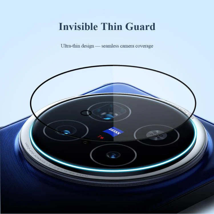 For vivo X200 Pro LeReach TF Series Snap Version HD Wear-Resistant Camera Lens Glass Film(Black) - Image 10