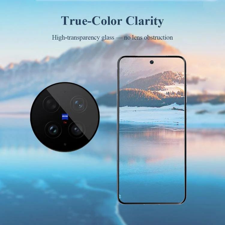 For vivo X300 UItra LeReach TF Series Snap Version HD Wear-Resistant Camera Lens Glass Film(Black) - Image 6