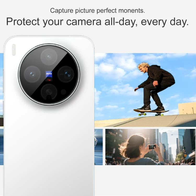 For vivo X300s imak Black Version HD Glass Rear Camera Lens Film, Self-positioning Version - Image 6