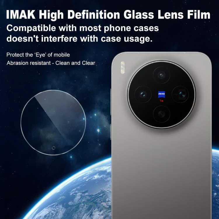 For vivo X300s IMAK Rear Camera Lens Glass Film Thin Version - Image 2