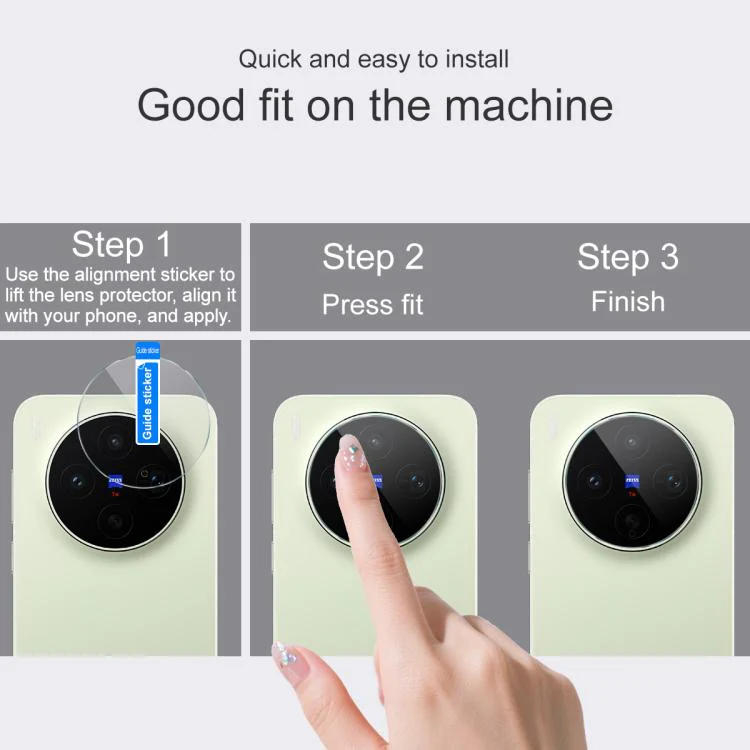 For vivo X300s IMAK Rear Camera Lens Glass Film Thin Version - Image 4