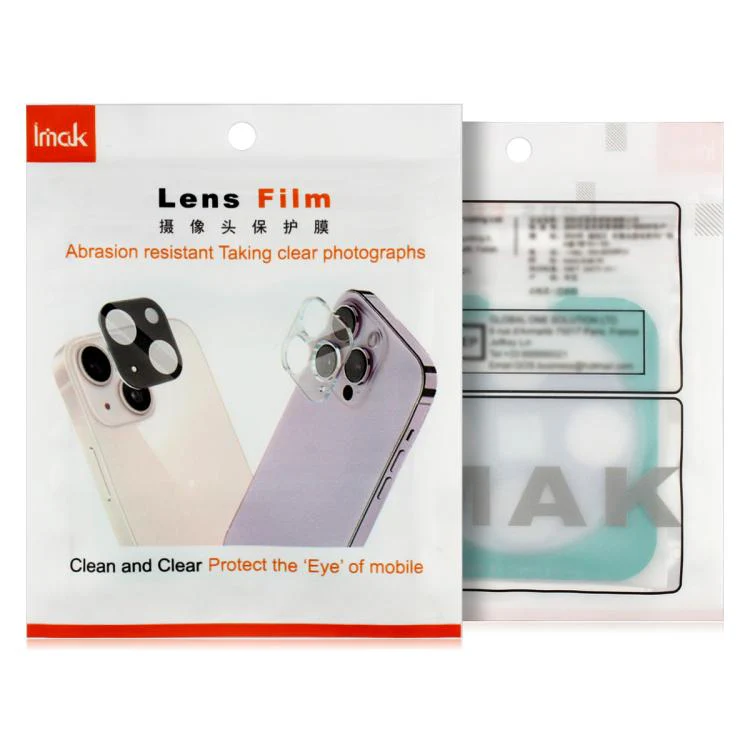 For vivo Y600 Pro 5G IMAK Black Version HD Glass Rear Camera Lens Film, Self-positioning Version - Image 8