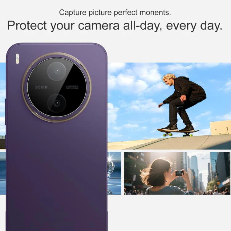 For vivo Y600 Pro 5G IMAK Rear Camera Lens Glass Film Black Version - Image 5
