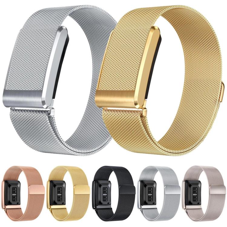 For WHOOP 5.0 Milanese Magnetic Stainless Steel Watch Band(Black) - Image 5