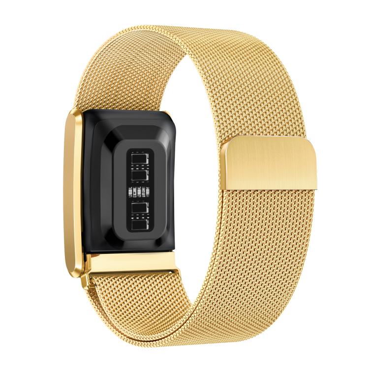 For WHOOP 5.0 Milanese Magnetic Stainless Steel Watch Band(Gold) - Image 2