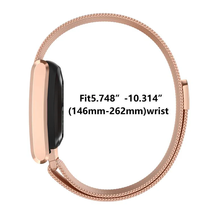 For WHOOP 5.0 Milanese Magnetic Stainless Steel Watch Band(Rose Gold) - Image 6