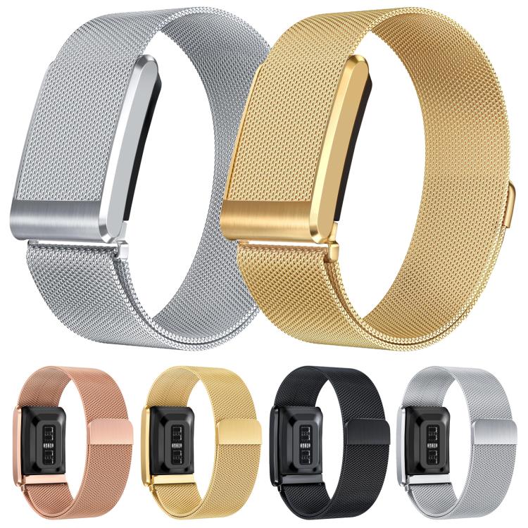 For WHOOP 5.0 Milanese Magnetic Stainless Steel Watch Band(Starlight) - Image 5