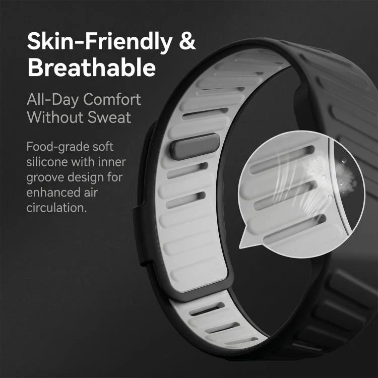 For WHOOP 5.0 Regular Full Diamond Style Two Color Silicone Watch Band(Green Lime) - Image 8