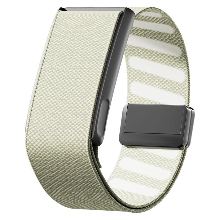 For WHOOP 5.0 Regular Metal Frame Integrated Magnetic Clasp Nylon Watch Band(Stone)