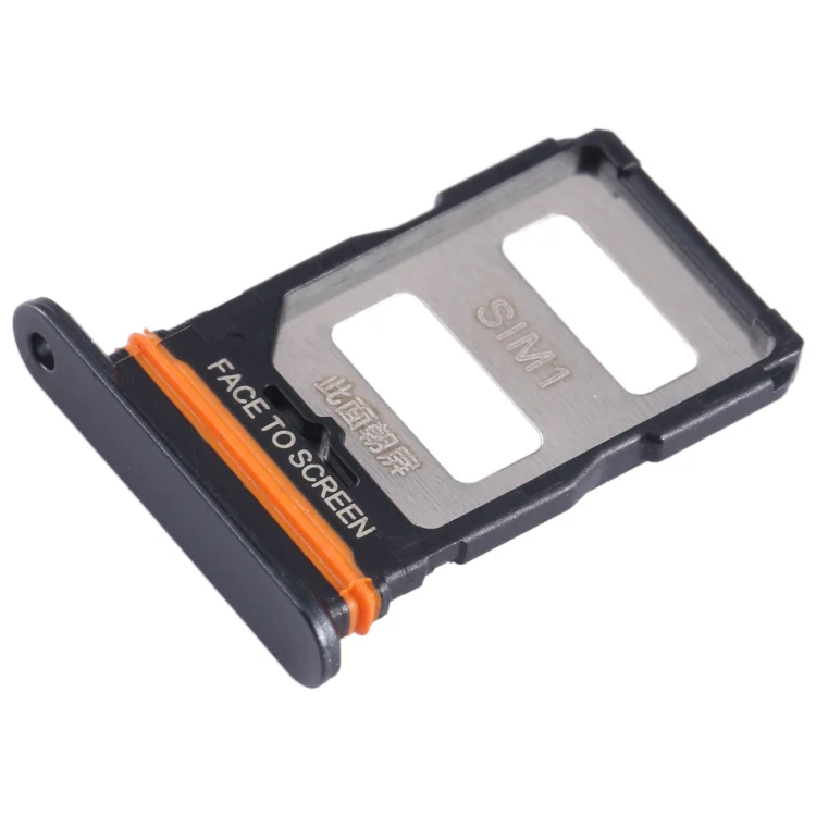 For Xiaomi 12 Lite SIM Card Tray + SIM Card Tray (Black) - Image 2