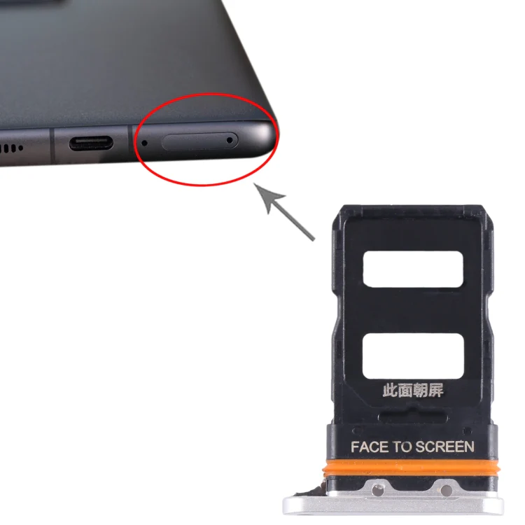 For Xiaomi 12S Pro SIM Card Tray + SIM Card Tray (Gold) - Image 4