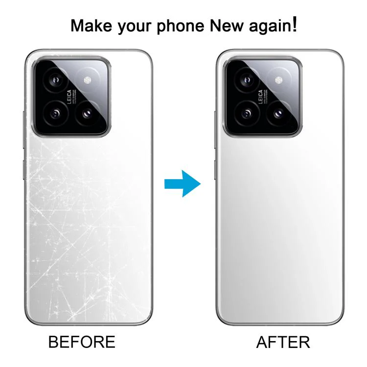 For Xiaomi 14 OEM Battery Back Cover with Camera Lens Frame(White) - Image 6