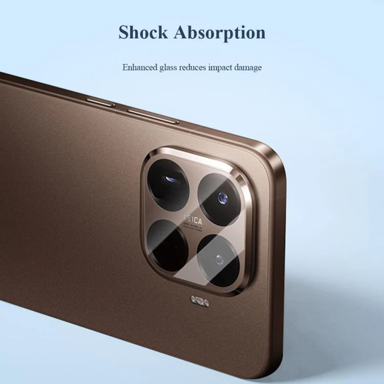 For Xiaomi 15T 5G 2pcs/Set LeReach TF Series AirGlass Version HD Wear-Resistant Camera Lens Glass Film(Black) - Image 4